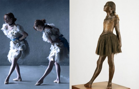 Julianne Moore mint Edgar Degas "Kis 14 éves táncsoslány"-a