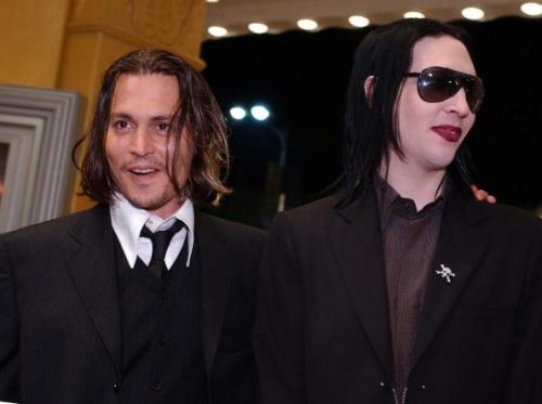 Johnny Depp és Marilyn Manson (fotó: deaddoll.wrzuta.pl)