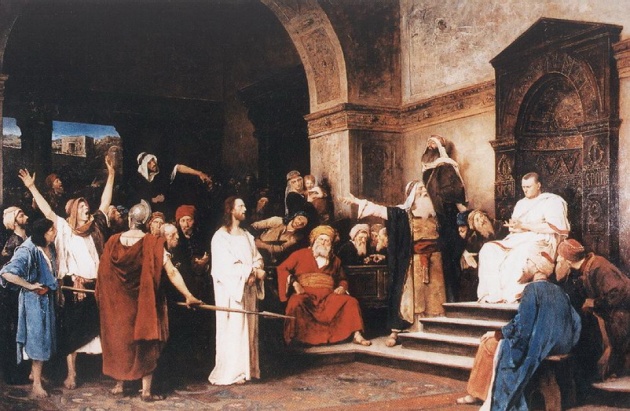 Munkácsy Mihály: Krisztus Pilátus előtt (1881)