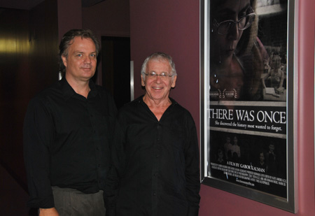 Norman Lloyd producer és Kálmán Gábor (Fotó: amerikaihirujsag.com)