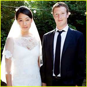 Priscilla Chan és Mark Zuckerberg (Fotó: justjared.com)