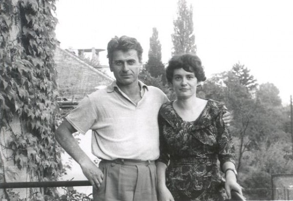 Mészöly Miklós és Polz Alaine az '50-es években (Fotó: cultura.hu)