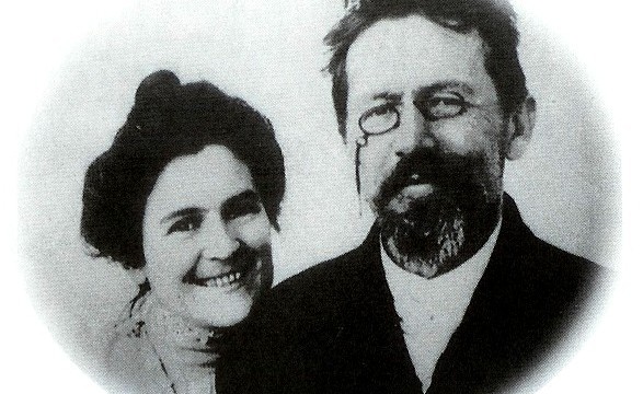 Csehov feleségével, Olga Knipperrel