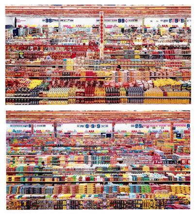 Andreas Gursky: 99 Cent II Diptychon