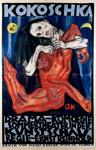 A Gyilkos, az asszonyok reménysége című színdarab plakátja