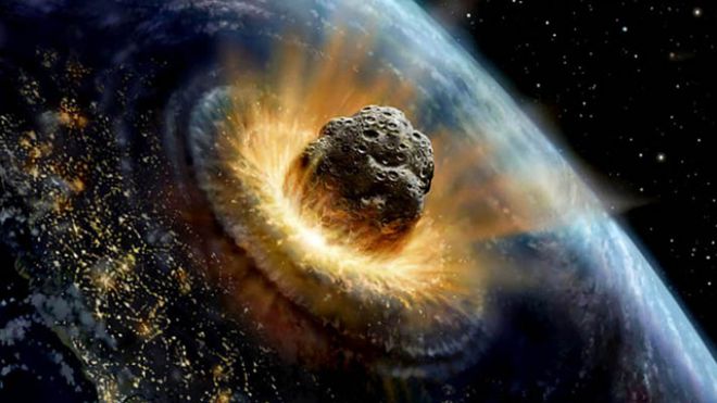 Az egy kilométeres, vagy nagyobb aszteroidák becsapódása globális katasztrófával járna