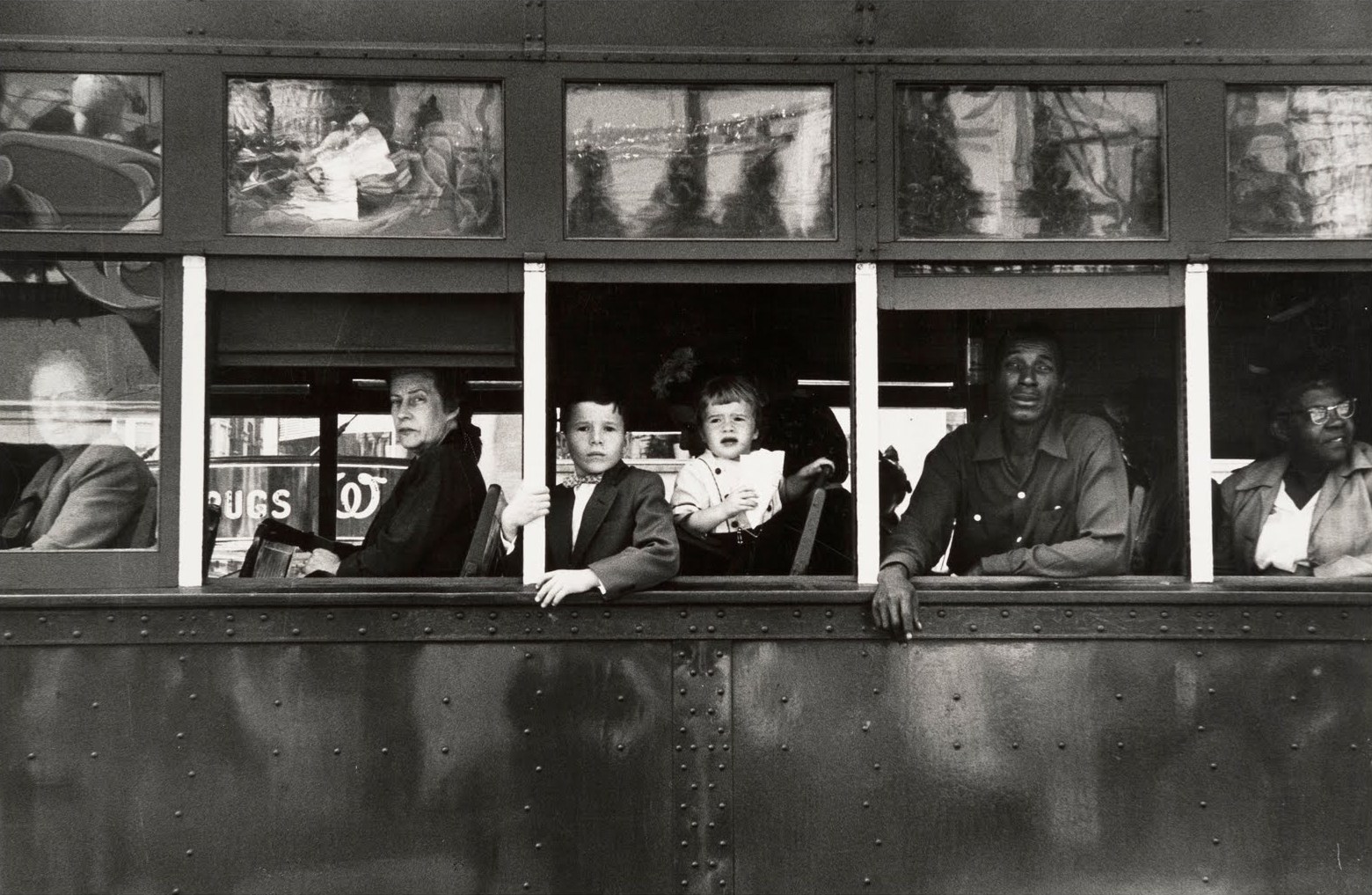 Robert Frank: Trolley - New Orleans, 1955