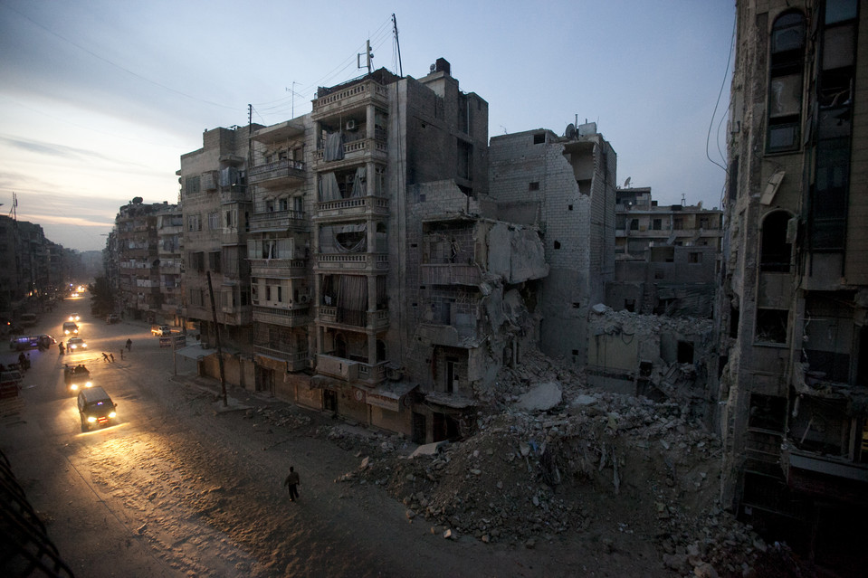 Aleppo városa Szíriában (Fotó: Narciso Contreras/Associated Press, blogs.wsj.com)