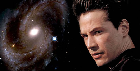 Keanu Reevest kilövik az űrbe (Fotó: filmschoolrejects.com)