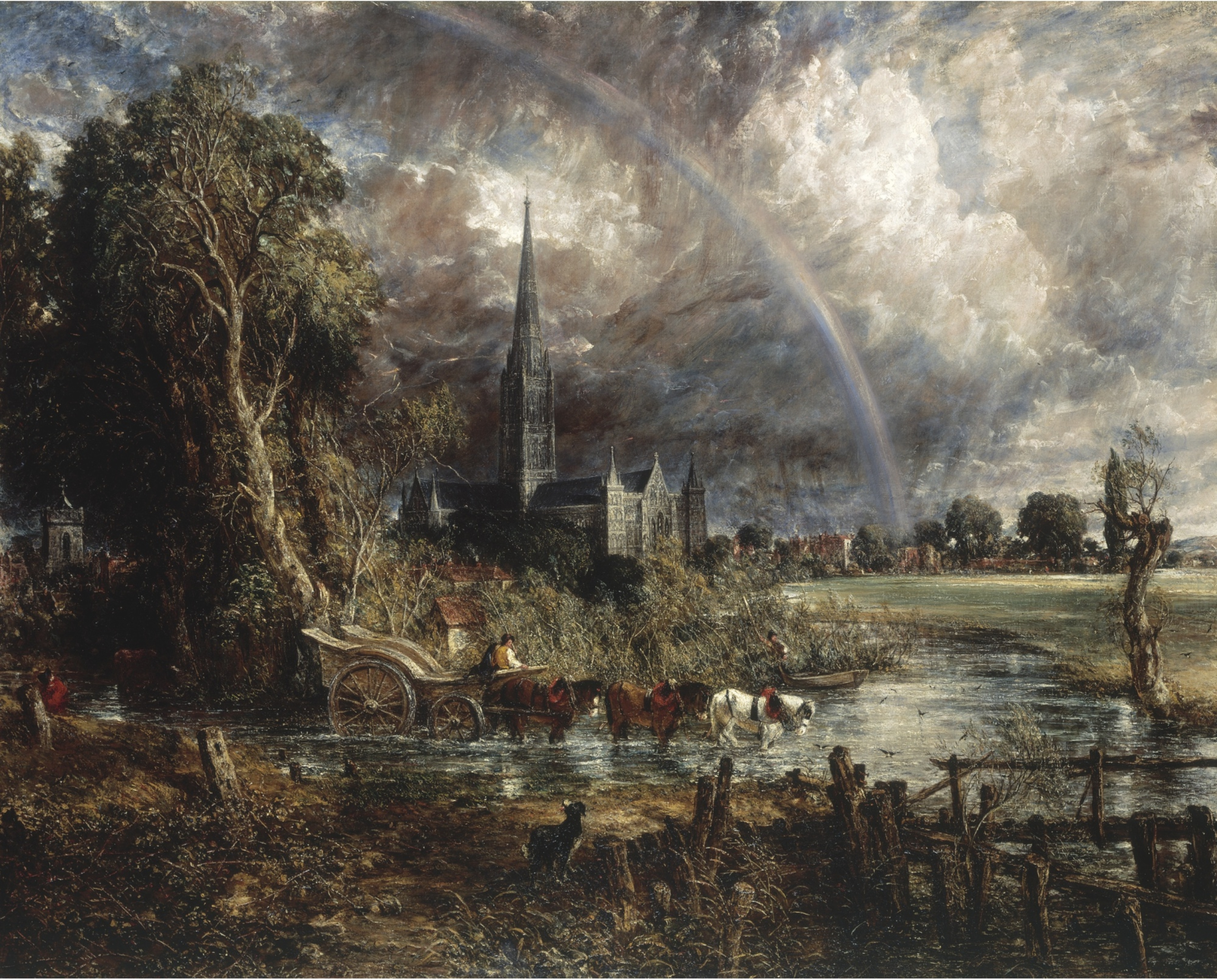 John Constable: Salisbury katedrális, 1831 (Fotó: commons.wikimedia.org)