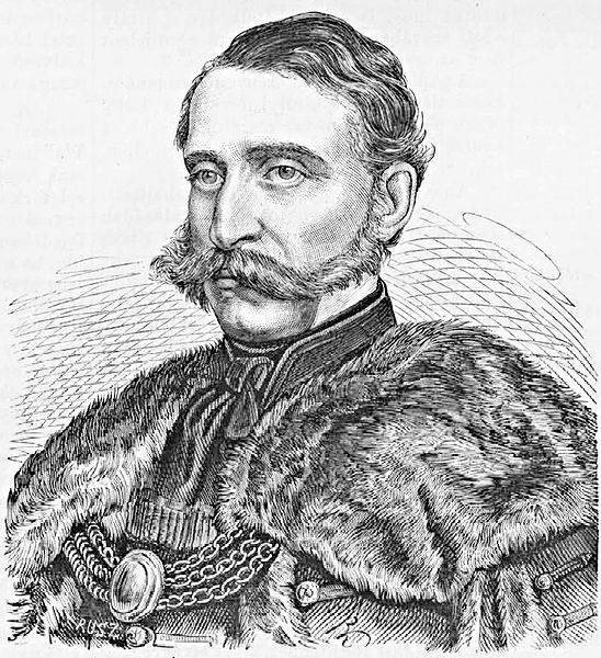 Rusz Károly metszete Festetics Györgyről (Forrás: commons.wikimedia.org)