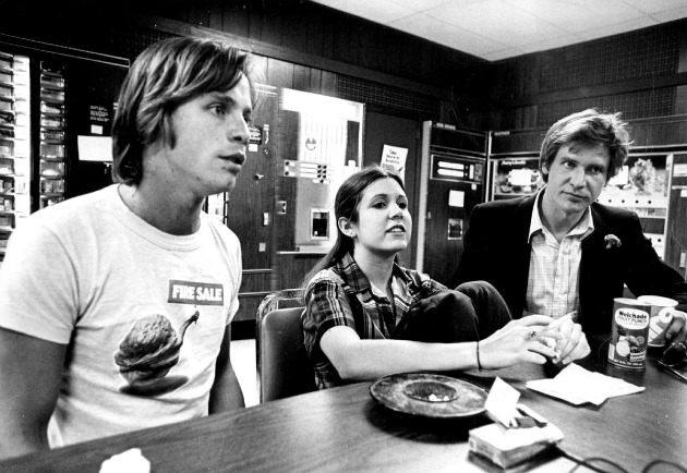 Mark Hamill, Carrie Fisher és Harrison Ford - Star Wars (1977)