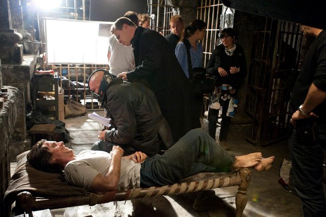 Christian Bale, Tom Hardy és Christopher Nolan - A sötét lovag (2012)