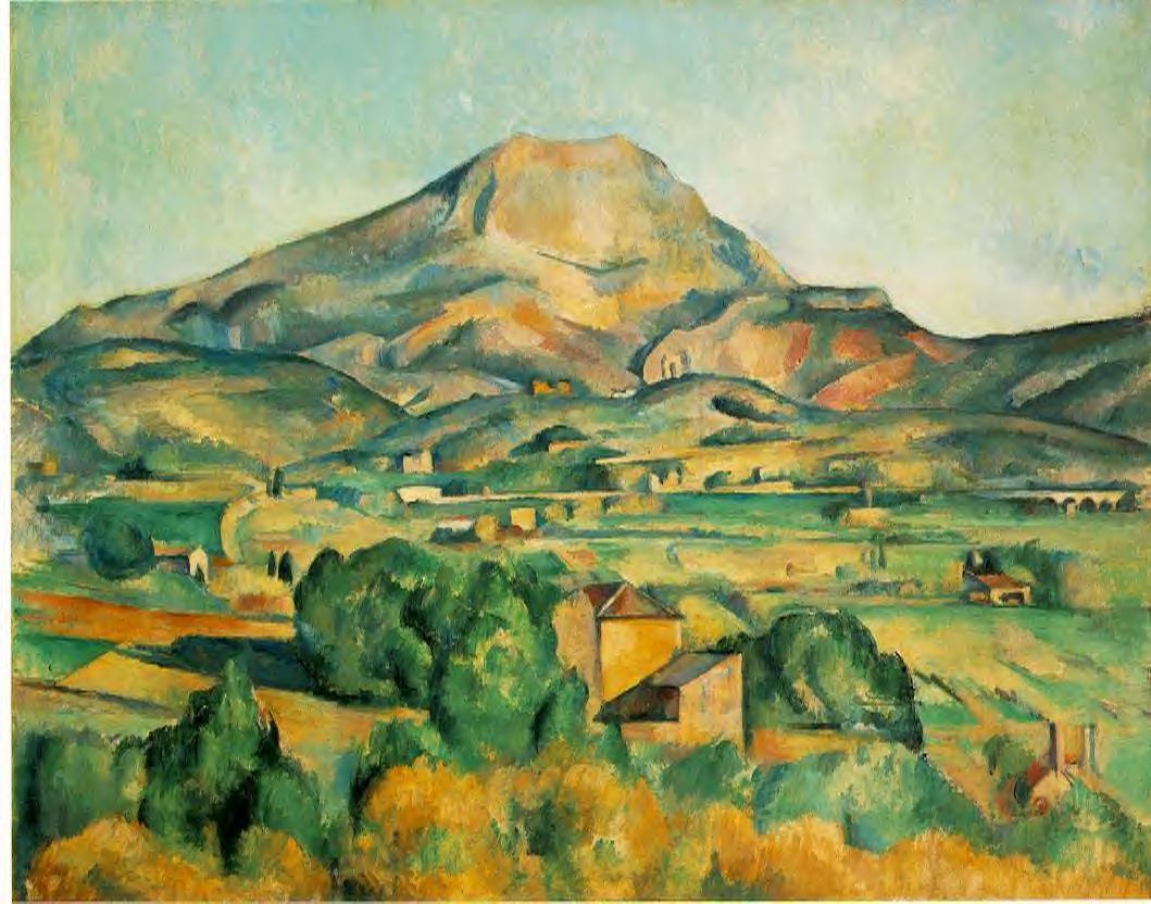 Cézanne: a Saint Victoire-hegy (1888-89) /fotó:wikimedia/