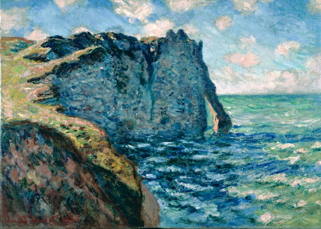 Claude Monet: Az avali sziklák (1885)