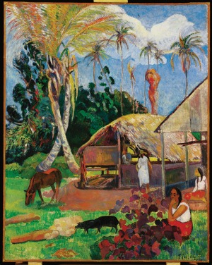 Paul Gauguin: Fekete sertések (1891)
