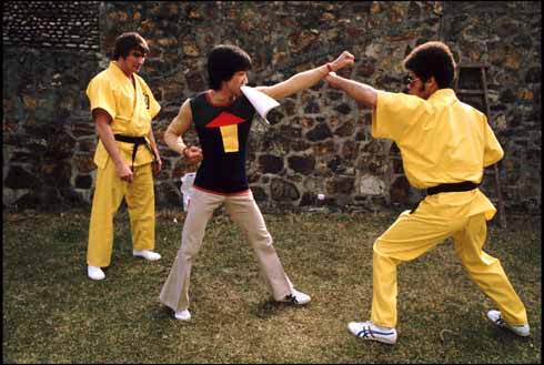 Peter Archer, Bruce Lee és Jim Kelly (Fotó: dfphotography.wordpress.com)