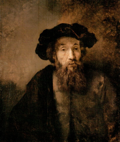Rembrandt: Szakállas ember sapkában (1650-es évek vége)