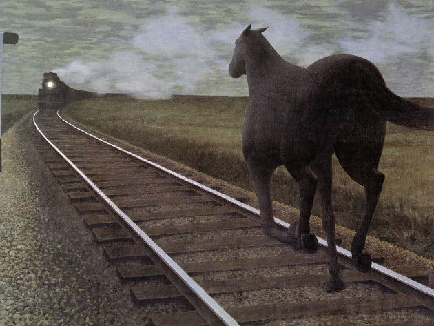 Alex Colville: Horse and Train