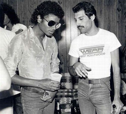 Michael Jackson és Freddie Mercury (Fotó: kootation.com)
