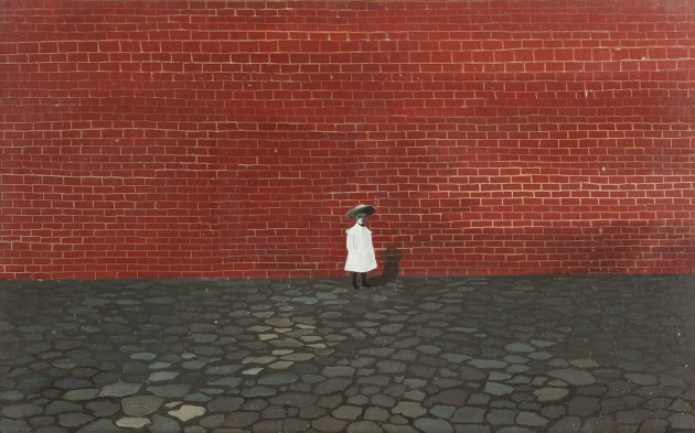 Ország Lili: Kislány fal előtt (1955)