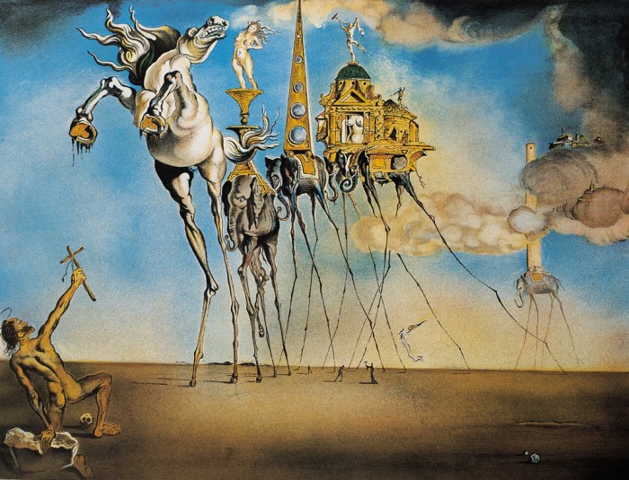 Salvador Dalí: La tentacion de San Antonio