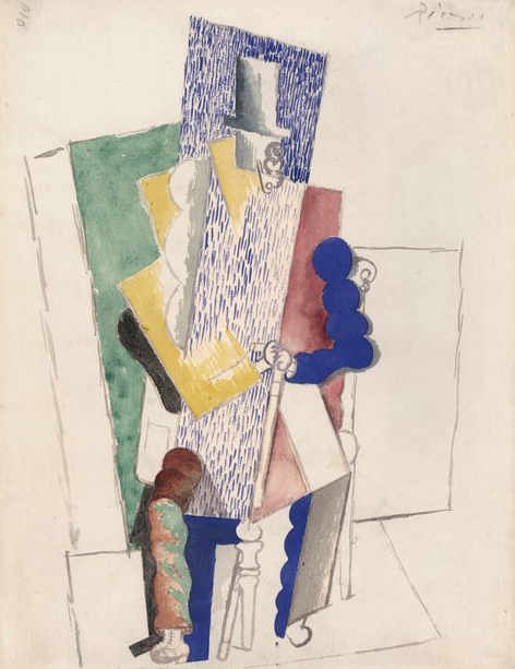 A nyeremény: Picasso - L'Homme au Gibus, 1914
