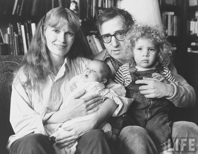 Mia Farrow és Woody Allen (Fotó: Life Magazine)