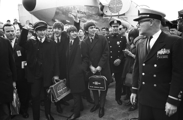 Bill Epridge fotója a Beatlesről 1964-ben (Forrás: wishtv.com)