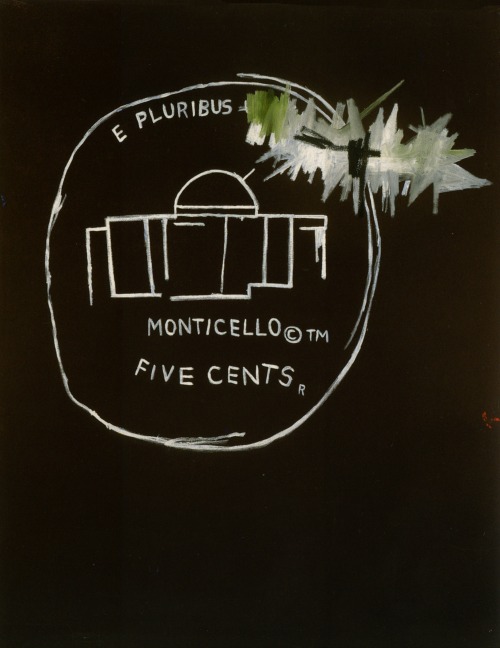 Jean-Michel Basquiat: Monticello (Forrás: huffingtonpost.com)