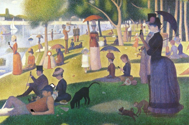 George Seurat: Vasárnap délután a Grande Jatte szigetén