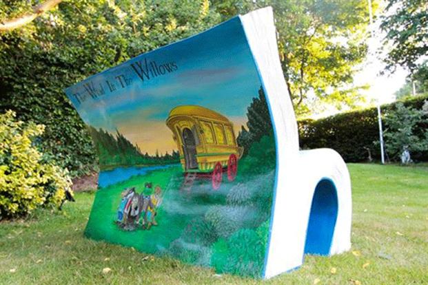 Kenneth Grahame: Wind in the Willows - Mik Richardson műve (Fotó: marketingmagazine.co.uk)