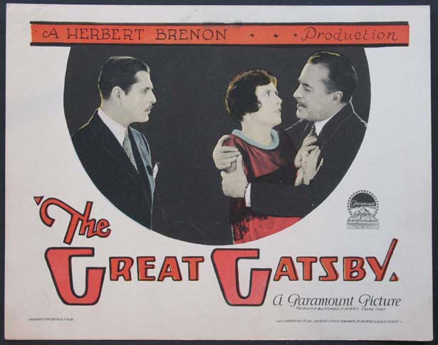 A nagy Gatsby 1926-os plakátja