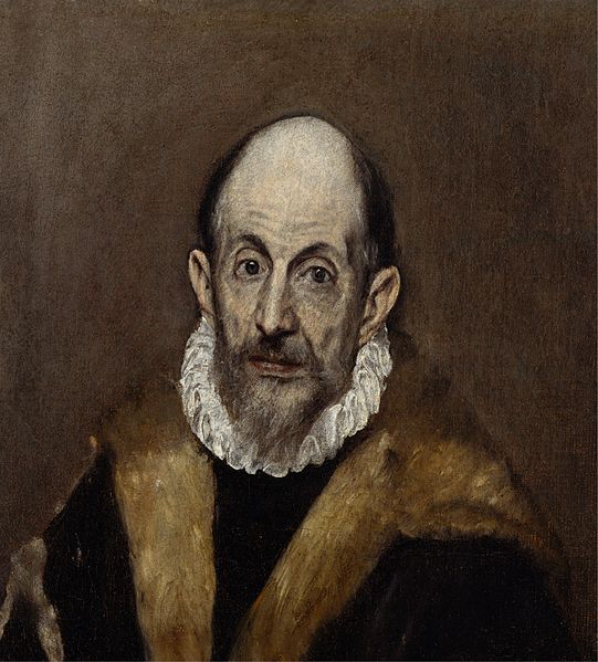 El Greco: Portré (valószínűsíthetően El Greco önarcképe)