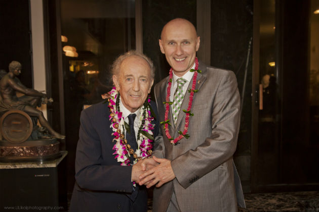 Makk Imre és Dr. László Kálmán, a Los Angeles-i főkonzul 