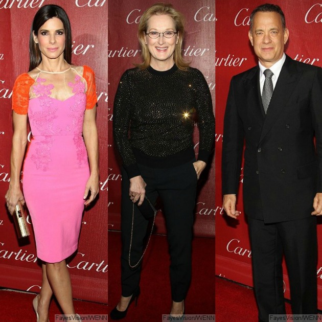 Sandra Bullock, Meryl Streep, Tom Hanks a Palm Springs-i Filmfesztiválon (Fotó: aceshowbiz.com)
