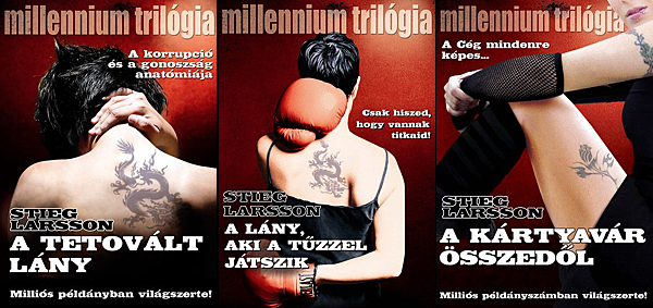 Stieg Larsson: Millenium trilógia (Fotó: origo.hu)