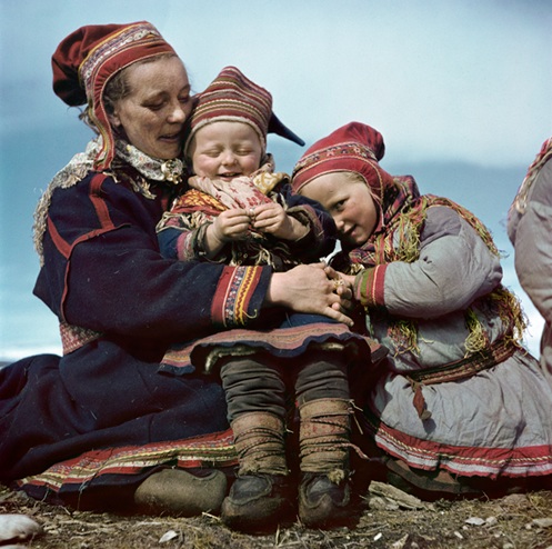 Robert Capa: Lapp család, Norvégia, 1951