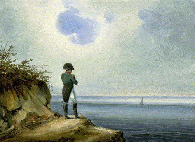 Napóleon Szent Ilona szigetén (Forrás: en.wikipedia.org)
