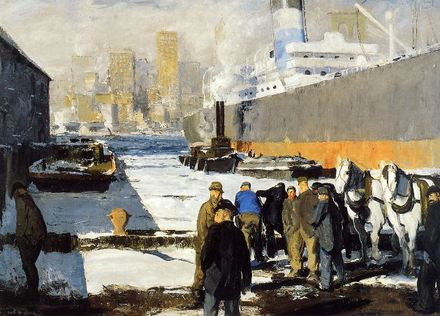 George Bellows: Men of the Docks