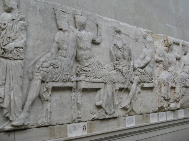 Az Elgin-márványok a British Museuban (Fotó: commons.wikimedia.org)