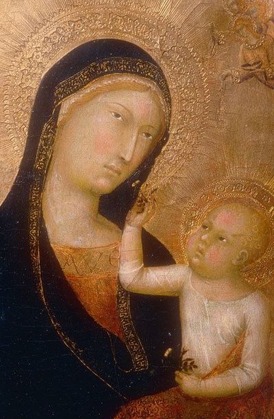 Lippo Memmi: Madonna gyermekével (Fotó: juxtapost.com)