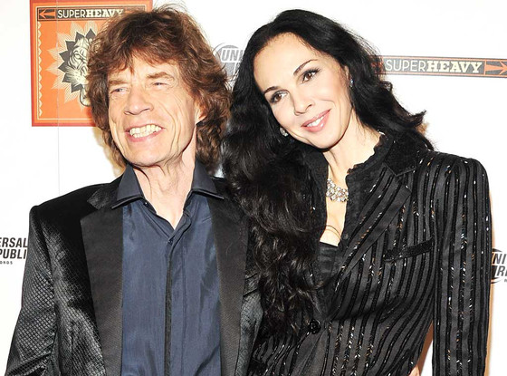 Mick Jagger és L'Wren Scott (Fotó: Stephen Lovekin/Getty Images/eonline.com)