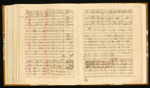 Rahmanyinov II. szimfóniájának kézirata (Fotó: sothebys.com)