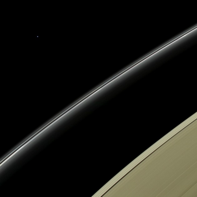 Az Uránusz a Szaturnusztól (Fotó: NASA/JPL-Caltech/Űrtudományi Intézet)