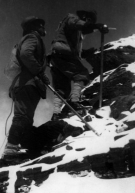 George Leigh Mallory és Felix Norton a Mount Everesten 1922-ben (Fotó: Hirado.hu/Getty Images)