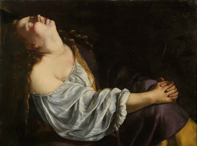 Artemisia Gentileschi: Mária Magdolna eksztázisban (Fotó: Sotheby’s France / Art Digital Studio)