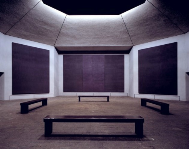 A Rothko-kápolna belülről (Fotó: kunszt.postr.hu)