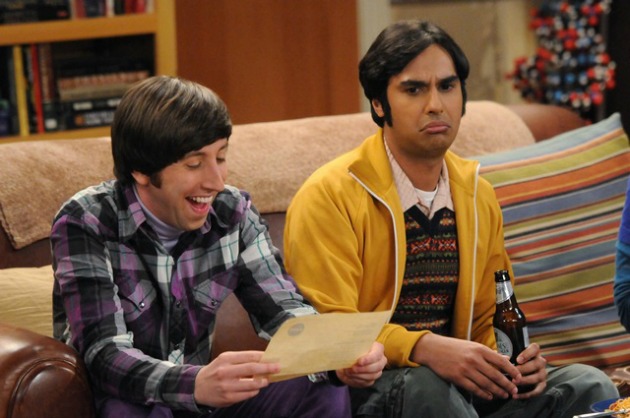 Simon Helberg és Kunal Nayyar a Big Bang Theory-ban (Fotó: beyondhollywood.com)