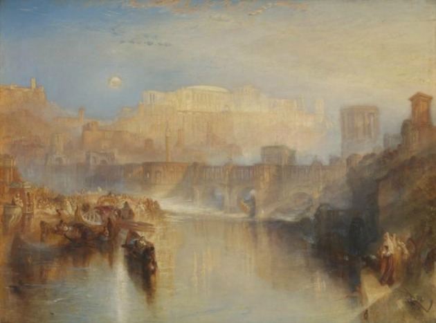 Joseph Mallord William Turner: Ancient Rome; Agrippina Landing with the Ashes of Germanicus (A kép forrása: tate.org.uk)